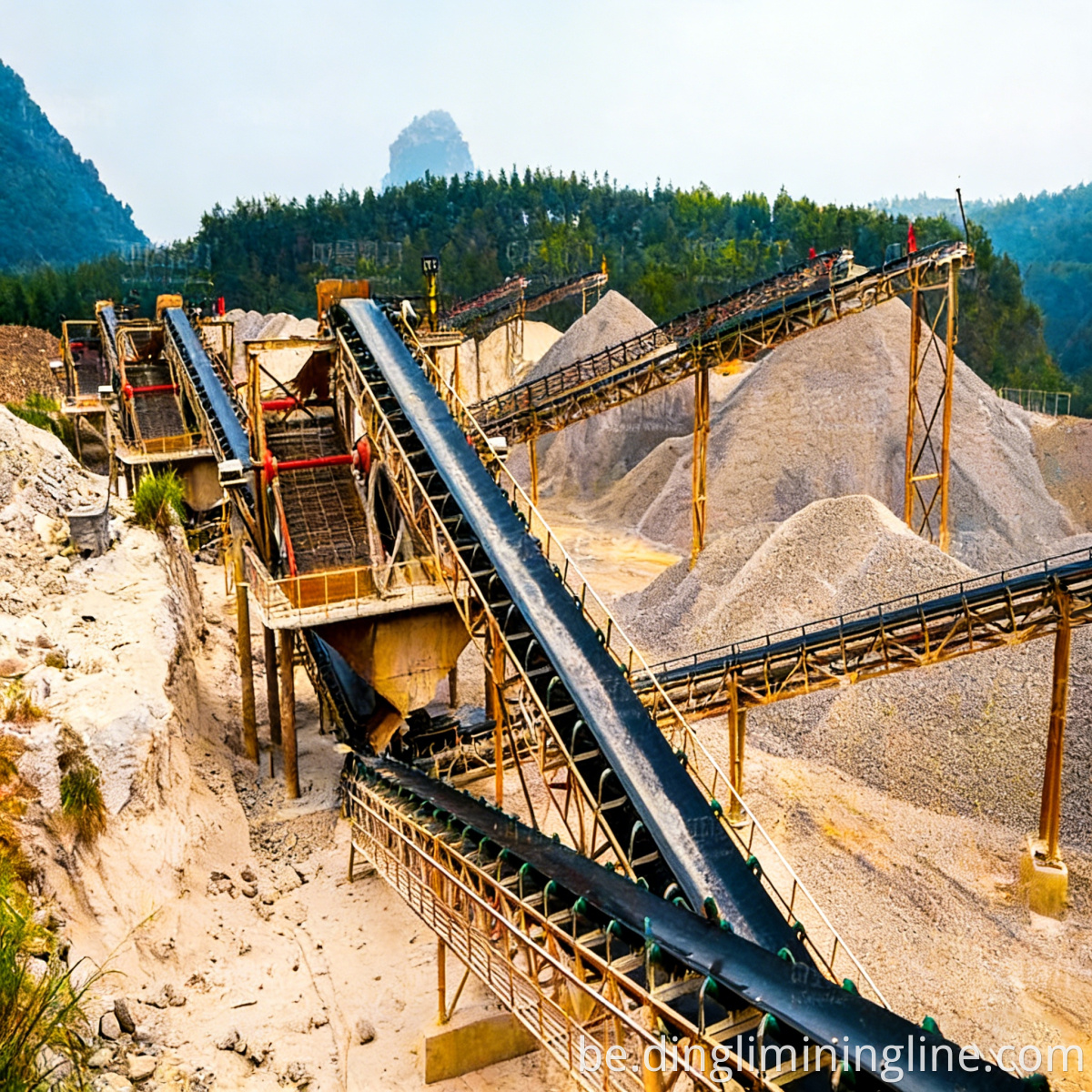 800 TPH Fixed Aggregate Production Line